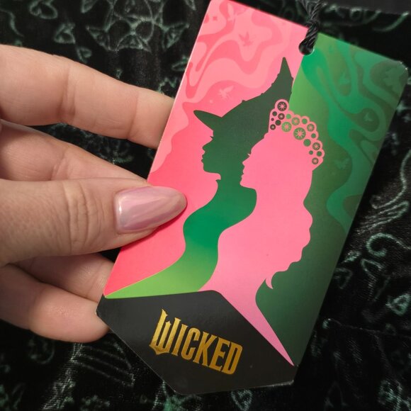 Wicked Collection NWT Elphaba Dress Paul Tazewell XS Black Velvet Short Sleeve - Picture 5 of 10